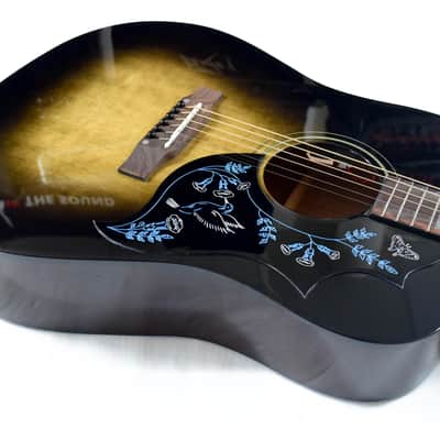 Epiphone Eric Church Signature Hummingbird Dark Studio - Cobra Burst image 4