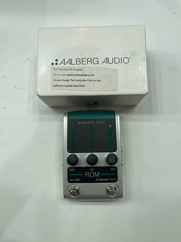 Aalberg Audio ROM RO-1 Stereo Digital Reverb Guitar Effect Pedal + Original Box image 1