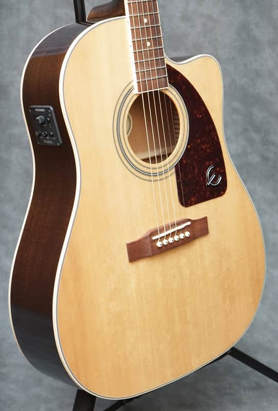 Epiphone AJ220SCE Acoustic Guitar Natural Finish - W/Setup & Bag
