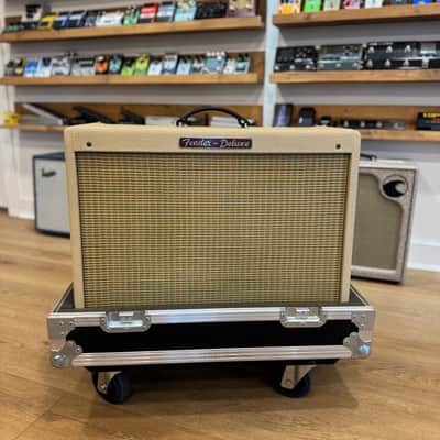 Fender Blues Deluxe "Cream of Wheat" FSR Limited Edition 40-Watt 1x12" Guitar Combo 2010s - Blonde/Wheat with Road Case