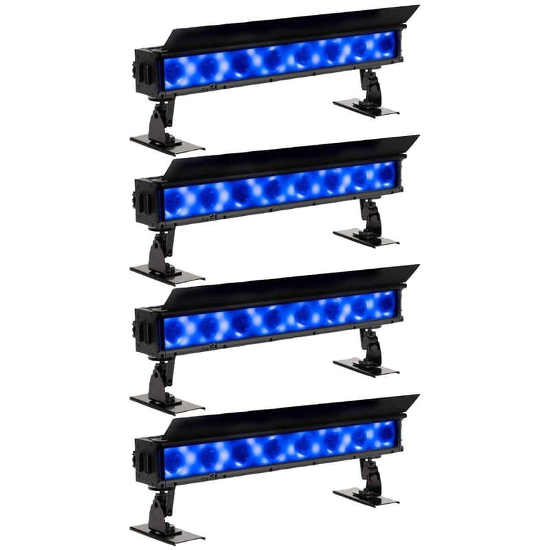 ADJ ElectraPix Bar 8 IP65 Wireless DMX RGBAL+UV .5-Meter Linear Light Fixtures 4-Pk image 1