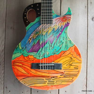 WASHBURN Festival CUSTOM ART Guitar - EACT42S Classical Thinline image 2