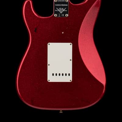 Fender Custom Shop Limited Edition '69 Stratocaster Journeyman Relic - Aged Red Sparkle #81036 image 2