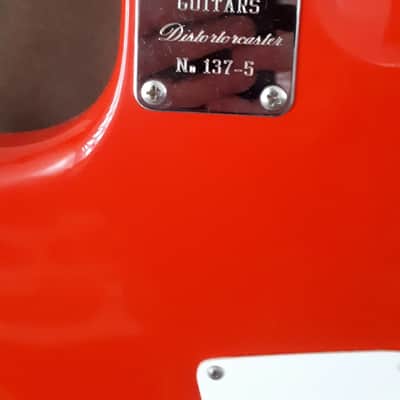 Sale!! 
Brian Eastwood Fender Bender Stratocaster Distortorcaster 1992 Fiesta red Unique Rare Nr.5 Custom Hand Made image 7