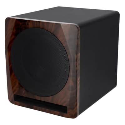 Rockville APM10D Dark Wood 10" 400w Powered Studio Subwoofer Pro Reference Sub image 3