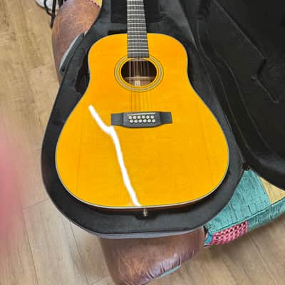 Tanglewood TW40-D-12 String AN-E Sundance Historic Solid Spruce/Mahogany Dreadnought with Electronics 2020 - Present - Natural Gloss image 3