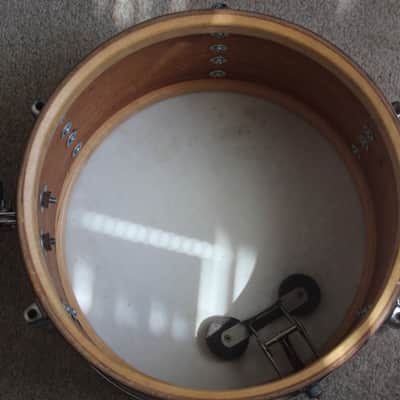 Slingerland blue sparkle tom drum 1961 8" x 12" image 8