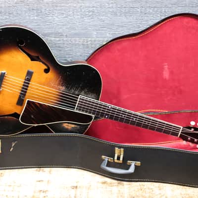 Kalamazoo (by Gibson) KG-31 Sunburst Archtop Hollow Body Acoustic Guitar w/Case image 9