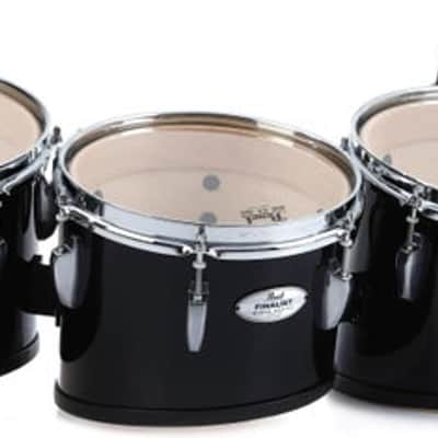 Pearl Finalist Marching Tenor Drums - 10/12/13/14 inch  Midnight Black image 2