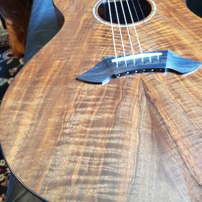 Breedlove SC20/W | 1990's Serial No. 2465 | Highly Figured Flamed Walnut | Signed Steve Henderson image 9