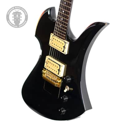 1980s B.C. Rich NJ Series Mockingbird Made in Nagoya Japan Black