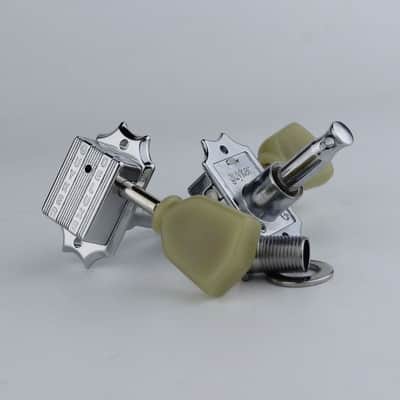 vintage style guitar tuners-Nickel image 7