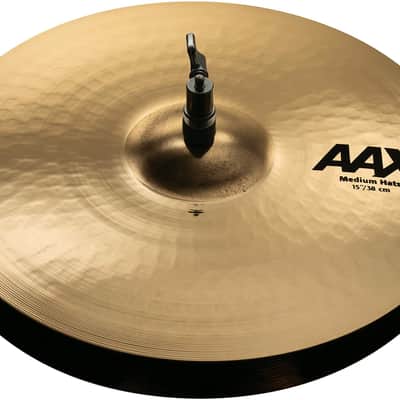 Sabian AA Medium Hi-Hat Cymbals (Pair), Brilliant Finish, 15 Inch image 2