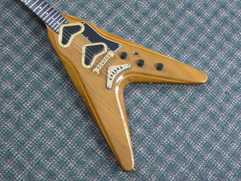 1980 Gibson Flying V2 Natural Walnut! w/case image 1