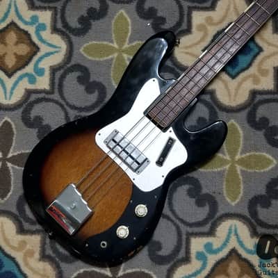 Kent 670 Electric Bass (1960s, Sunburst) image 2