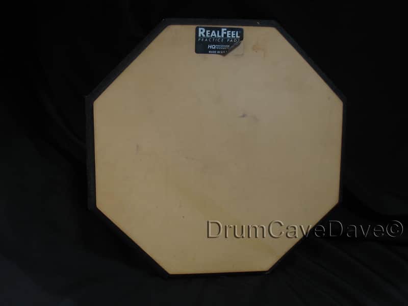 12" REAL FEEL PRACTICE PAD, DOUBLE SIDED YELLOW & BLACK, SUPERB CONDITION!! image 1