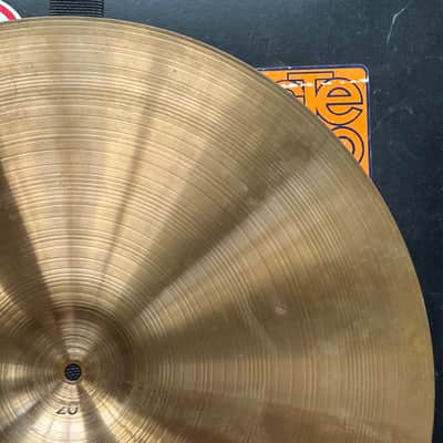 Paiste 20" 2002 Black Label Crash Ride Cymbal - 1980s - Traditional with S/N image 9
