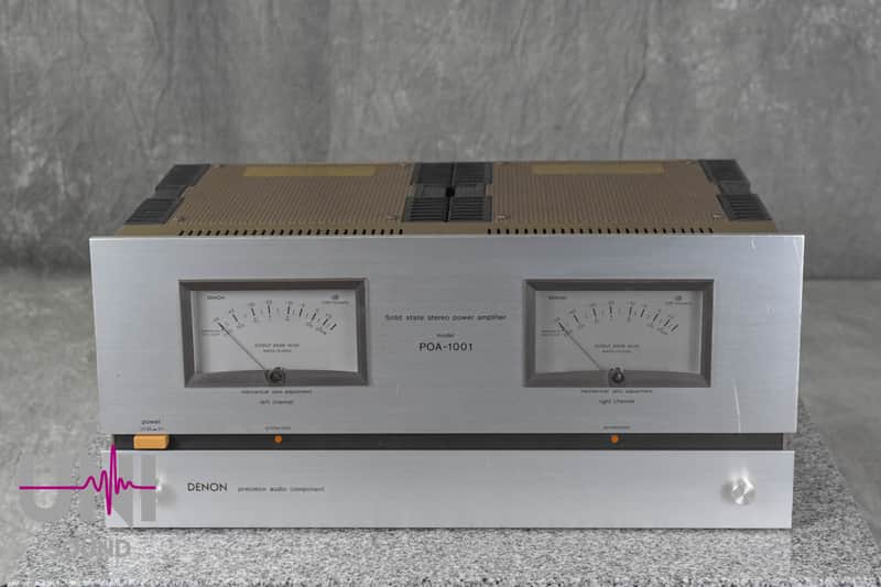 DENON POA-1001 Power Amplifier in Good Condition | Reverb