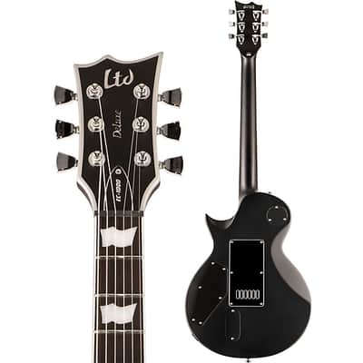 ESP LTD EC-1000 Evertune BB Electric Guitar. Black Satin image 5