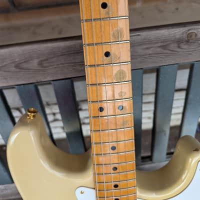 Fender Stratocaster Mary Kaye 1990 AVRI White image 4