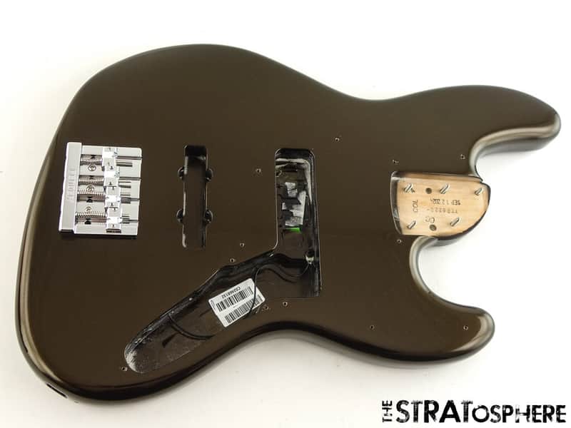 Fender American Ultra II Jazz Bass BODY + HARDWARE USA Guitar Texas Tea image 1