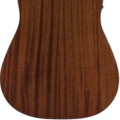 Fender CD-60SCE Solid Top Dreadnought Acoustic-Electric Guitar - Natural w/ Hard Case image 3