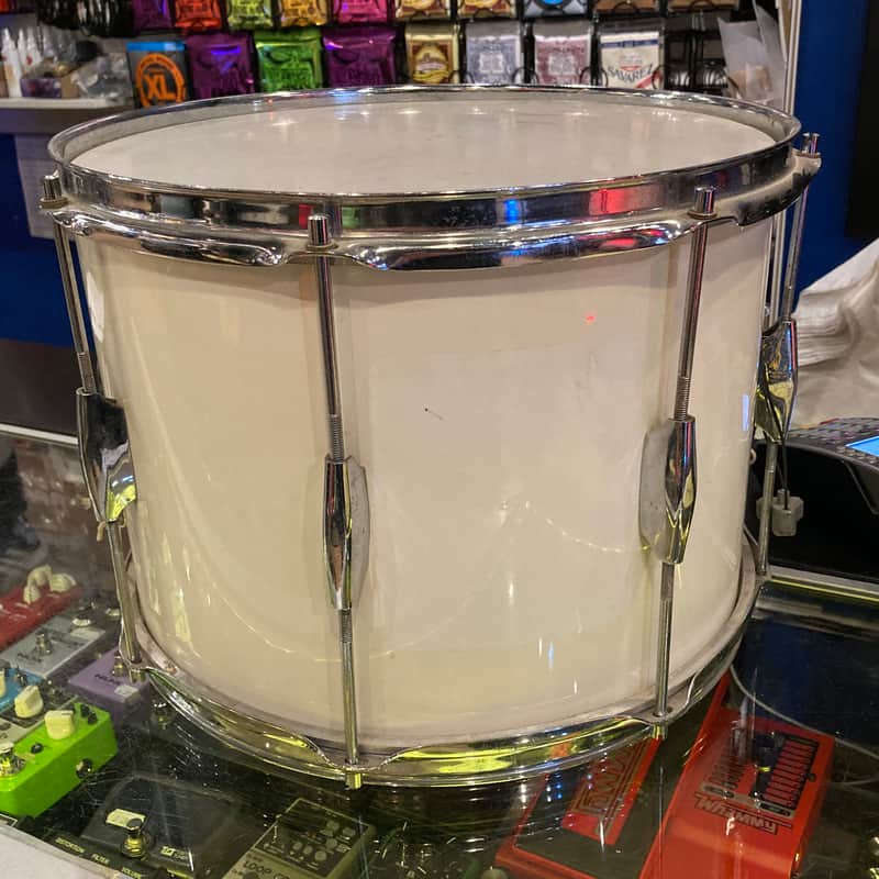 Rose-Morris Clansman Vintage Marching Snare Drum - White image 1