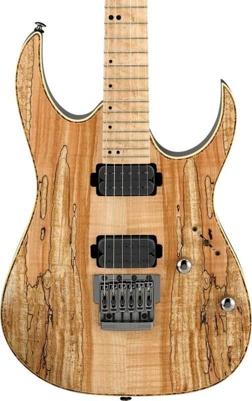 IBANEZ RG721MSM-NTF Premium E-Gitarre inkl. Koffer, natural | Reverb