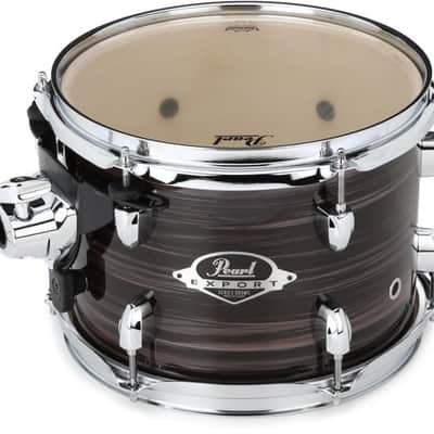 Pearl Export EXX Mounted Tom - 7 inches x 10 inches  Metallic Amethyst Twist Wrap image 3