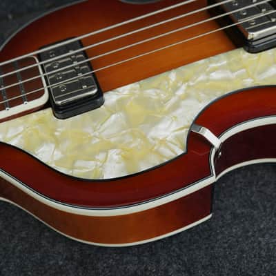 BRAND NEW Hofner HCT-500/1L SB VIOLIN BEATLE BASS A Hard To Find lefty Brown Sunburst image 12