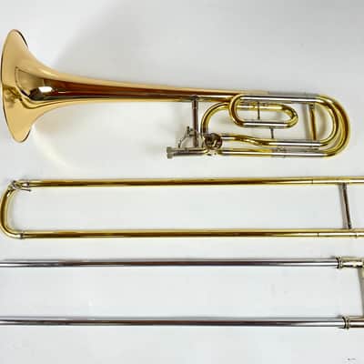 Used Yamaha YSL-820GII Bb/F Tenor Trombone (SN: 550372) image 3