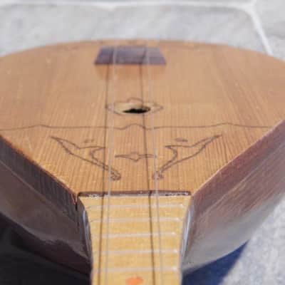 vintage Uzbek 2string muleberry dotar dutar dutor central Asia plucked folk instrument image 13