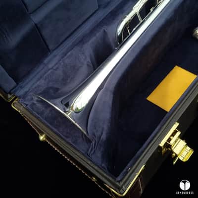 Bach Stradivarius C 180SL- 229 Chicago large lightweight trumpet case mouthpiece gamonbrass image 3