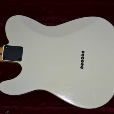 Custom Build Tele-Style HH w/Gibson Custombucker PUs - Black Limba Top, White Gloss Body image 7