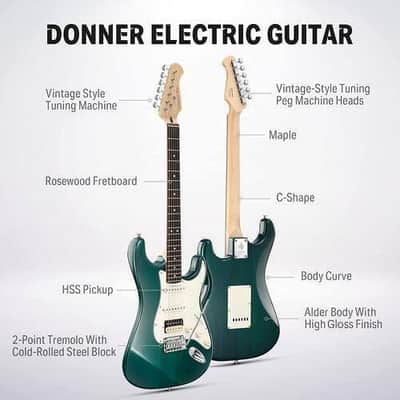 Fender Strat style  HSS Guitar Solid Body W/ Upgrade to a Mojo Tone '58 Quiet Coil and More .... image 22