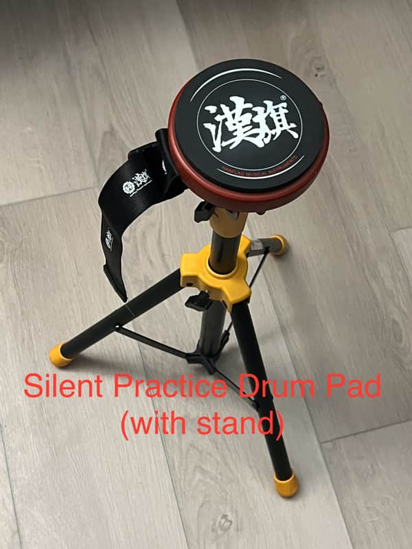Hanqi Portable Snare Drum Pad - Practice Silent Travel image 1