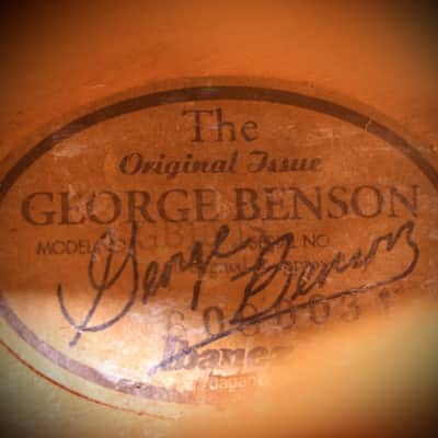 Ibanez GB-10 Brown Sunburst 1980 Signed & Played by George Benson image 11
