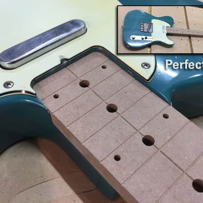 Fender Telecaster Guitar Router Template Set for Bound Top Body 1959 - late 1960s CNC Luthier Tools image 12