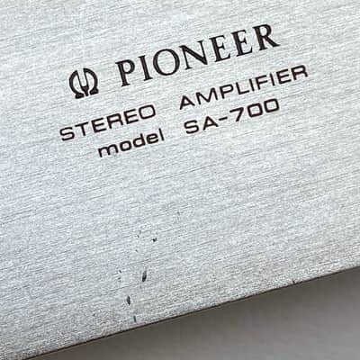 Pioneer SA-700 Stereo Amplifier - Face Plate image 4