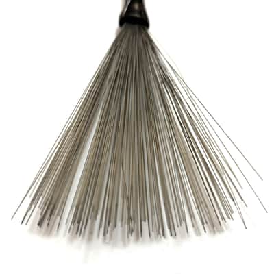 Single Vater VWTW Wire Tap Wood Handle Drum Brush - FIXED WIRE (ONE BRUSH ONLY) image 3