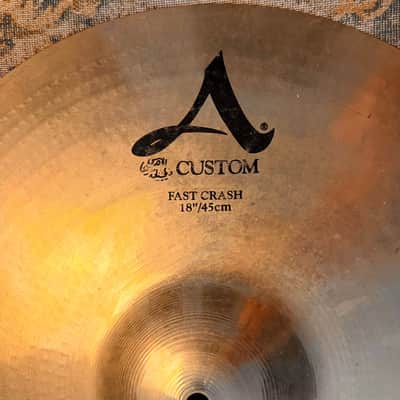 Zildjian A Custom Fast Crash 18” Only 1296 g Amazing Sounding One! Dark Super Responsive! image 3