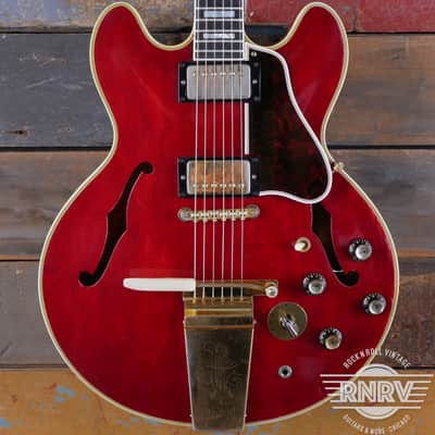 Gibson ES-355TDC w/ Lyre Vibrola 1967 - Cherry image 1