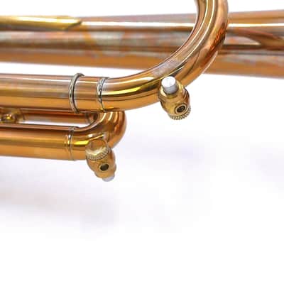 Carol Brass Custom Bronze 4440L-PSM Trumpet in Amber Lacquer image 6