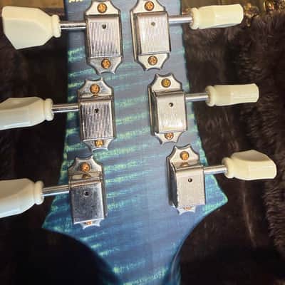PRS singlecut McCarty 594 satin finish wood library 10 top Paisley case image 6