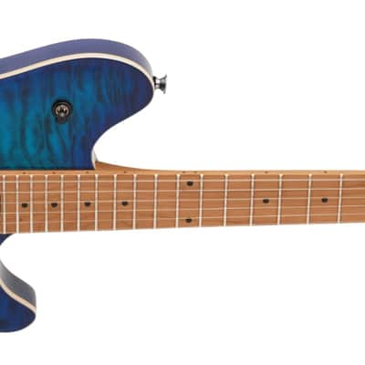 EVH Wolfgang Special QM Electric Guitar. Baked Maple Fingerboard, Chlorine Burst image 6