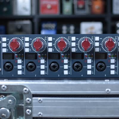 Immagine AMS Neve 1073OPX 8-Channel Microphone / Line Preamp 2021 - Present - RAF Blue - 2