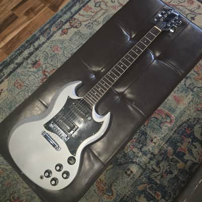 1969 Gibson SG Special - Refinished Silver - Humbuckers - w/ Chainsaw Case image 19