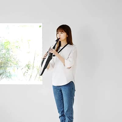 Roland AE-20 Aerophone Digital Wind Instrument - Matte Black and White image 6