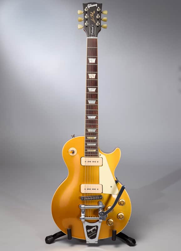 Gibson Les Paul Traditional P-90 Bigsby - Goldtop image 1