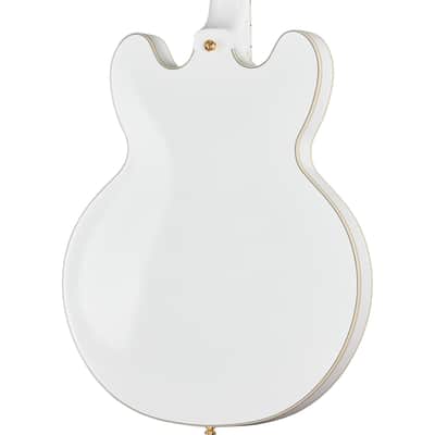Epiphone Alex Lifeson Signature 1976 ES-355 Reissue Semi-Hollow Electric Guitar - Alpine White image 8